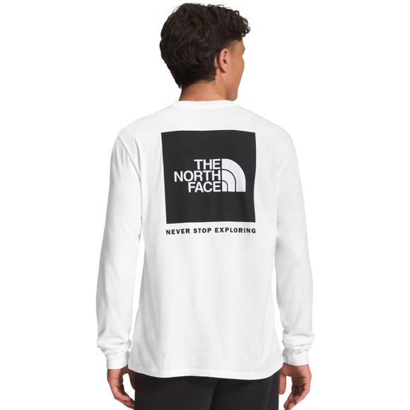 The North Face Men's Long-Sleeve Box NSE T-Shirt | Never Stop Exploring - Picture 1 of 15